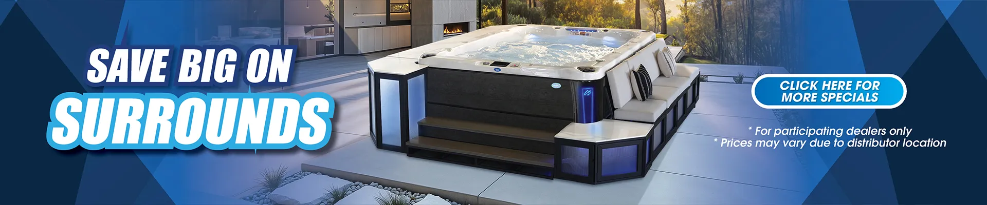 Calspas hot tub being used in a family setting - Salinas